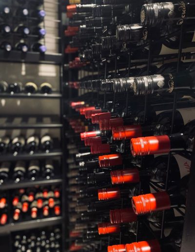 metal wine cellar