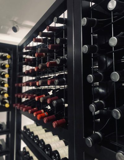 metal wine cellar design